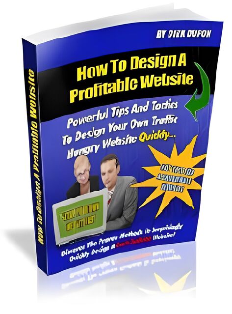 eCover representing How To Design A Profitable Website eBooks & Reports with Master Resell Rights