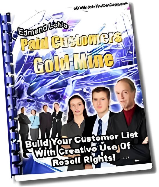 eCover representing Paid Customers Gold Mine eBooks & Reports with Master Resell Rights