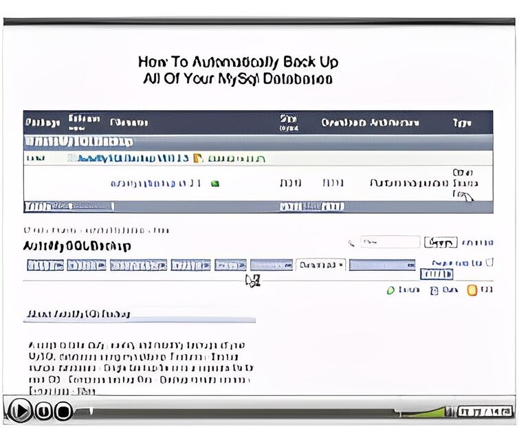 eCover representing Setup Databases To Backup Themselves Videos, Tutorials & Courses with Private Label Rights