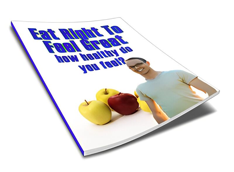 eCover representing Eat Right To Feel Great eBooks & Reports with Master Resell Rights