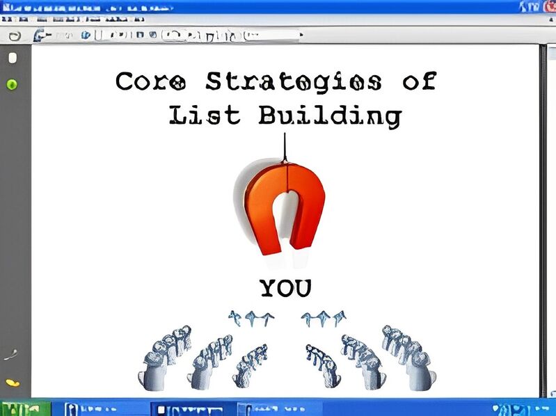 eCover representing Core Strategies Of List Building eBooks & Reports with Resell Rights