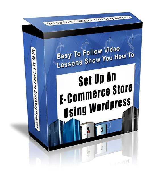 eCover representing Set Up An E-Commerce Store Using WordPress Videos, Tutorials & Courses with Personal Use Rights