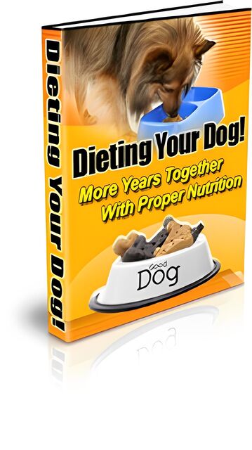 eCover representing Dieting Your Dog! eBooks & Reports with Master Resell Rights