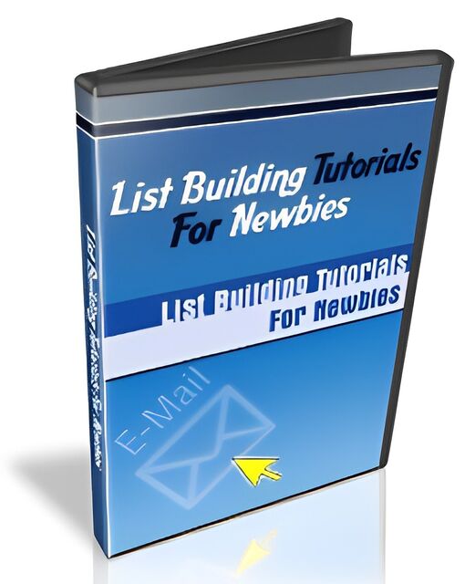 eCover representing List Building Tutorials For Newbies Videos, Tutorials & Courses with Master Resell Rights