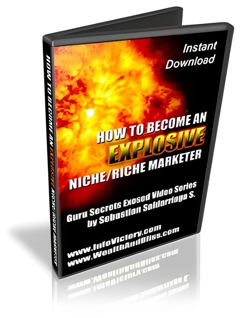 eCover representing How To Become An Explosive Niche-Rich Marketer Videos, Tutorials & Courses with Master Resell Rights