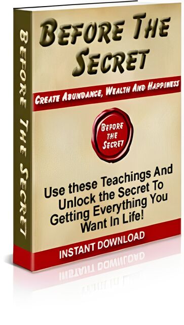 eCover representing Before The Secret eBooks & Reports with Private Label Rights
