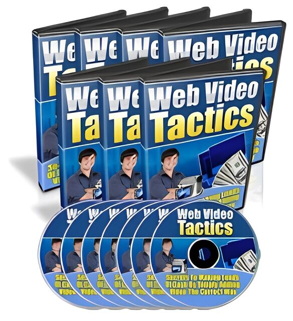 eCover representing Web Video Tactics eBooks & Reports/Videos, Tutorials & Courses with Master Resell Rights