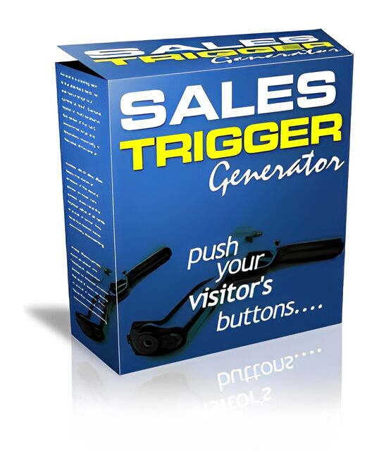 eCover representing Sales Trigger Generator  with Private Label Rights