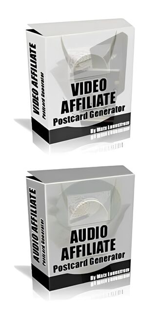 eCover representing Affiliate Postcard Generator  with Master Resell Rights