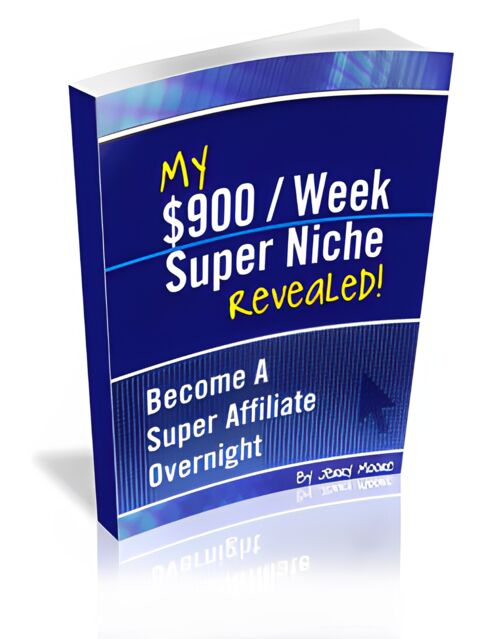 eCover representing My $900/Week Super Niche Revealed eBooks & Reports with Master Resell Rights