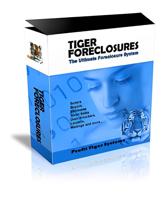 eCover representing Tiger Foreclosures eBooks & Reports/Software & Scripts with Master Resell Rights