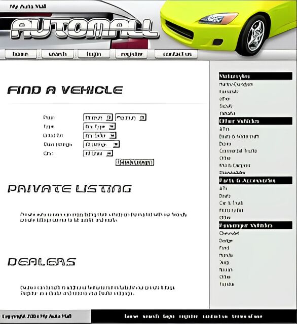 eCover representing My Auto Mall - Yellow  with 