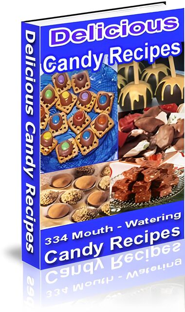 eCover representing Delicious Candy Recipes eBooks & Reports with Private Label Rights