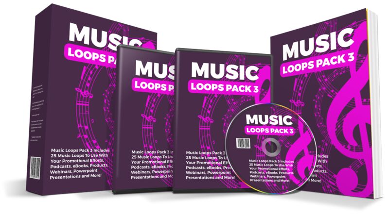 eCover representing Music Loops Pack 3 Audio & Music with Private Label Rights