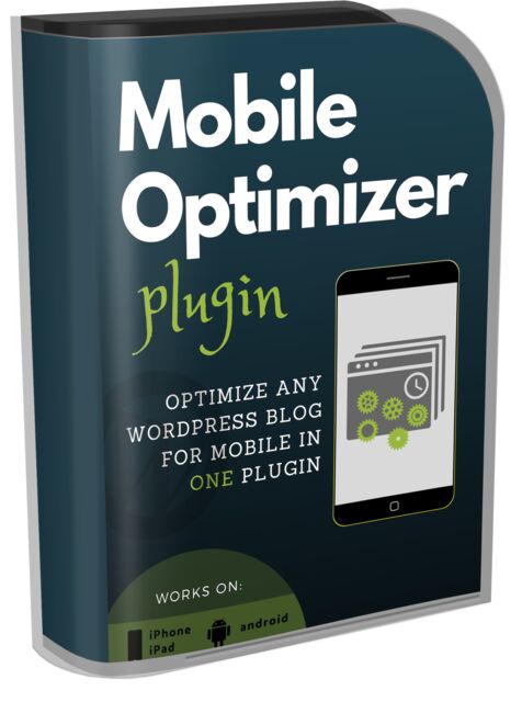 eCover representing Mobile Optimizer WP Plugin  with Resell Rights