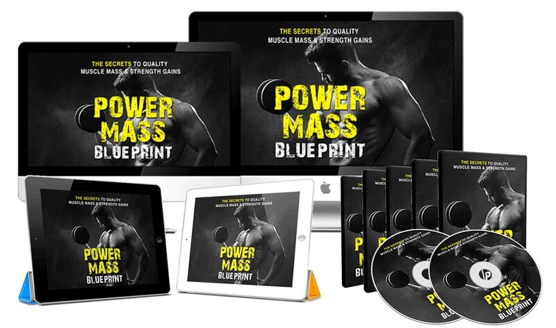 eCover representing Power Mass Blueprint Video Upgrade Videos, Tutorials & Courses with Master Resell Rights