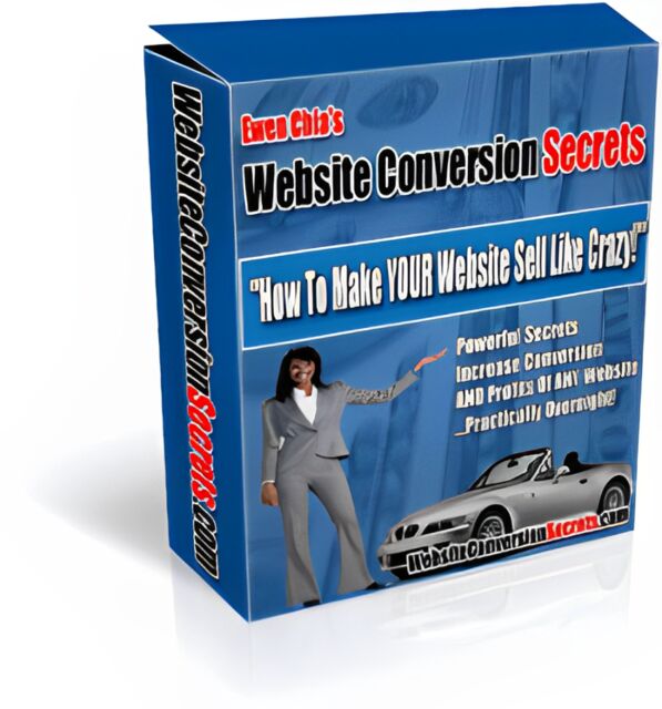 eCover representing Website Conversion Secrets eBooks & Reports with Master Resell Rights