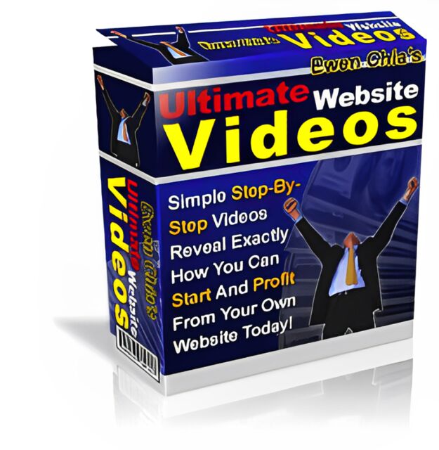 eCover representing Ultimate Website Videos  with Personal Use Rights