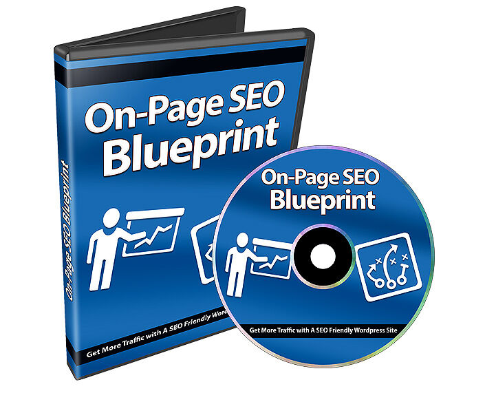 eCover representing On-Page SEO Blueprint Videos, Tutorials & Courses with Private Label Rights