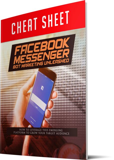 eCover representing Facebook Messenger Bot Marketing Unleashed eBooks & Reports with Master Resell Rights