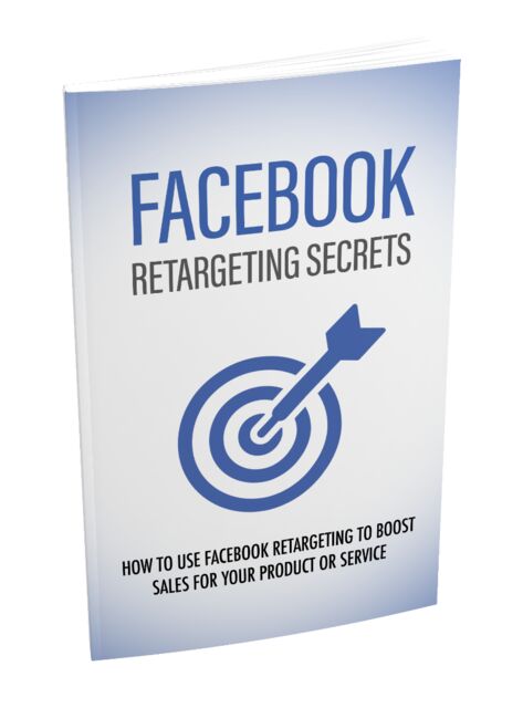 eCover representing Facebook Retargeting Secrets eBooks & Reports with Master Resell Rights