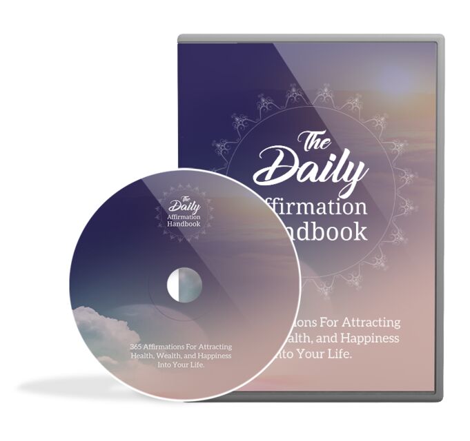 eCover representing The Daily Affirmation Handbook Video Upgrade eBooks & Reports/Videos, Tutorials & Courses with Master Resell Rights