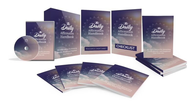 eCover representing The Daily Affirmation Handbook Video Upgrade eBooks & Reports/Videos, Tutorials & Courses with Master Resell Rights