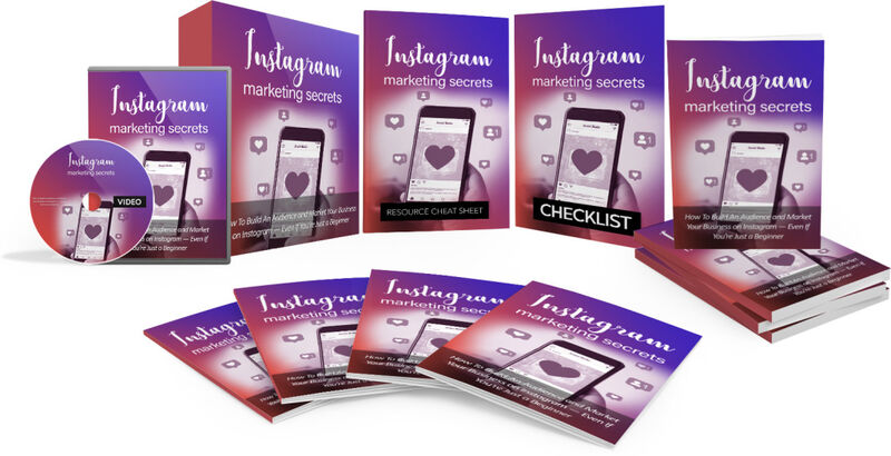 eCover representing Instagram Marketing Secrets Video Upgrade eBooks & Reports/Videos, Tutorials & Courses with Master Resell Rights