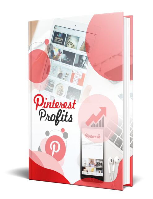 eCover representing Pinterest Profits eBooks & Reports with Private Label Rights