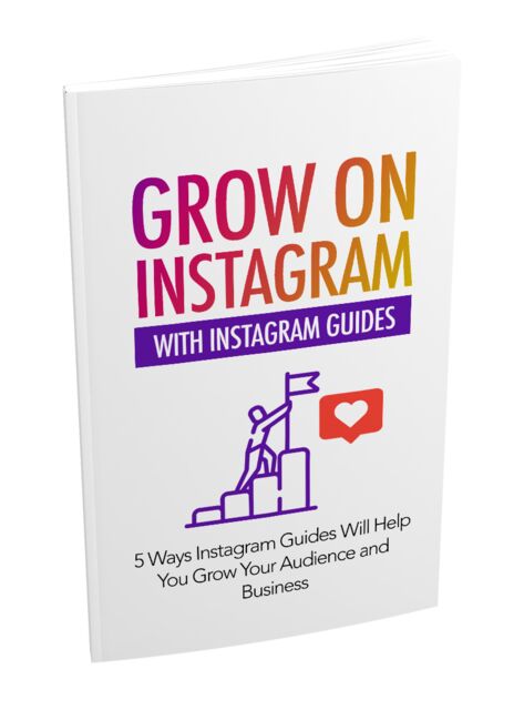 eCover representing Instagram Guides For Beginners eBooks & Reports with Master Resell Rights