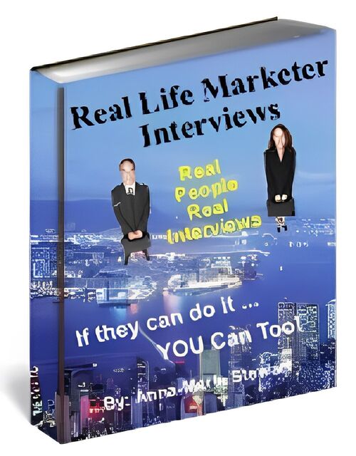 eCover representing Real Life Marketer Interviews eBooks & Reports with Master Resell Rights