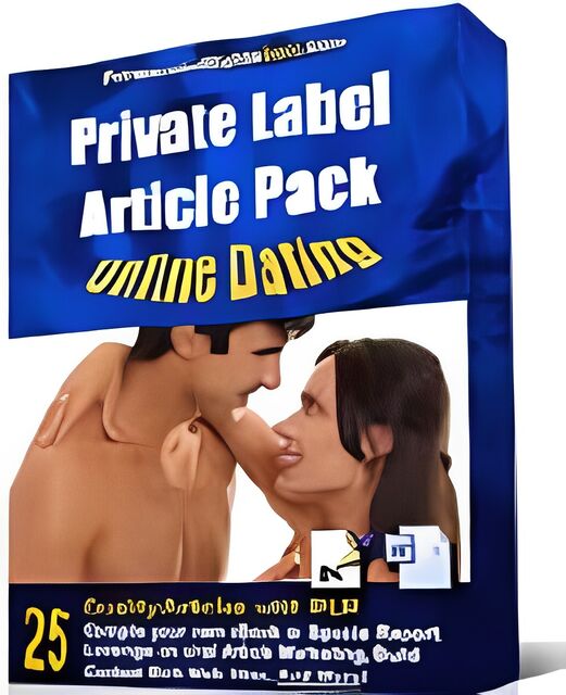 eCover representing Private Label Article Pack : Online Dating Articles  with Private Label Rights