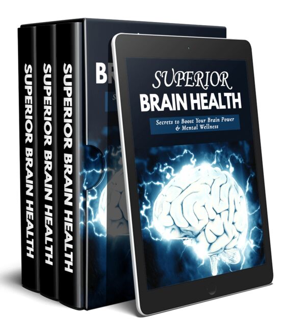 eCover representing Superior Brain Health Video Upgrade Videos, Tutorials & Courses with Master Resell Rights