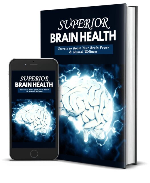 eCover representing Superior Brain Health eBooks & Reports with Master Resell Rights