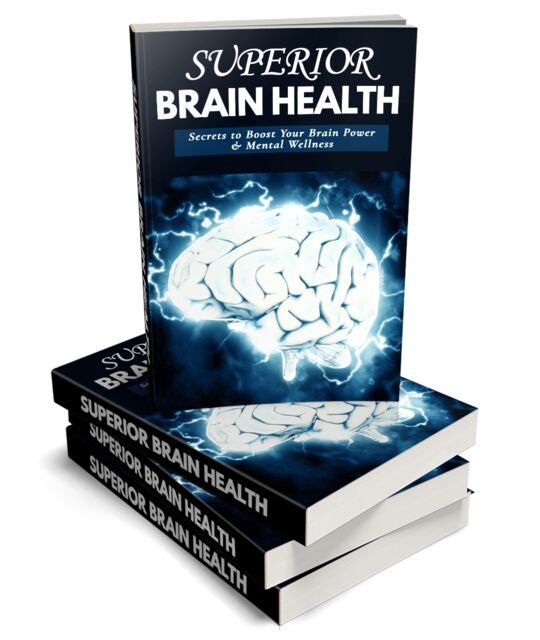 eCover representing Superior Brain Health eBooks & Reports with Master Resell Rights