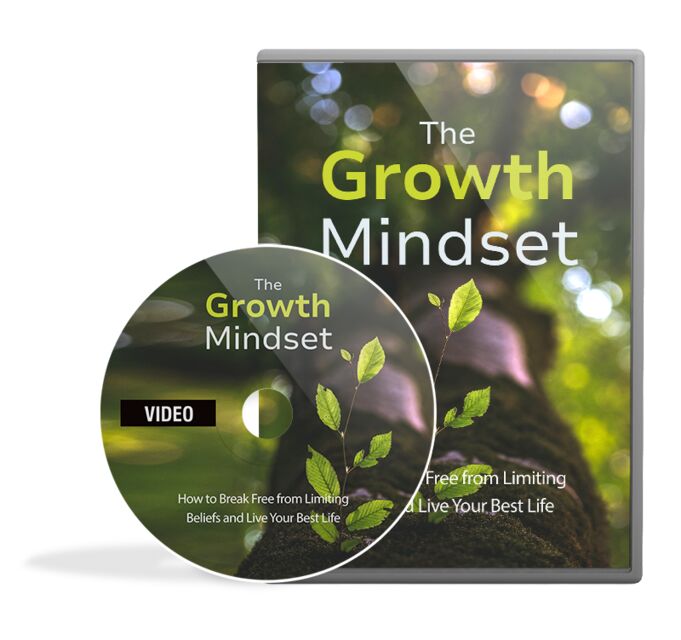 eCover representing The Growth Mindset Video Upgrade Videos, Tutorials & Courses with Master Resell Rights