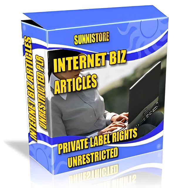 eCover representing Private Label Article Pack : Internet Biz Articles  with Private Label Rights