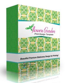 Flower Garden Print Design Template small