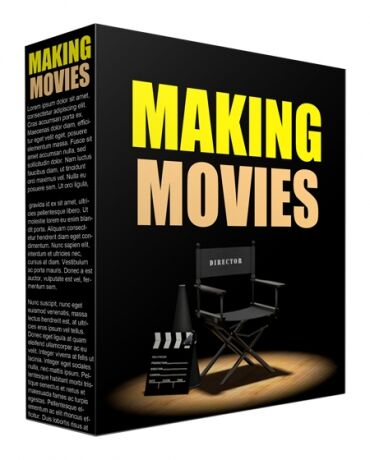 eCover representing 25 Making Movies Articles  with Private Label Rights