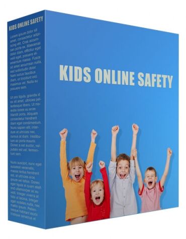 eCover representing Kids Online Safety Articles, Newsletters & Blog Posts with Private Label Rights