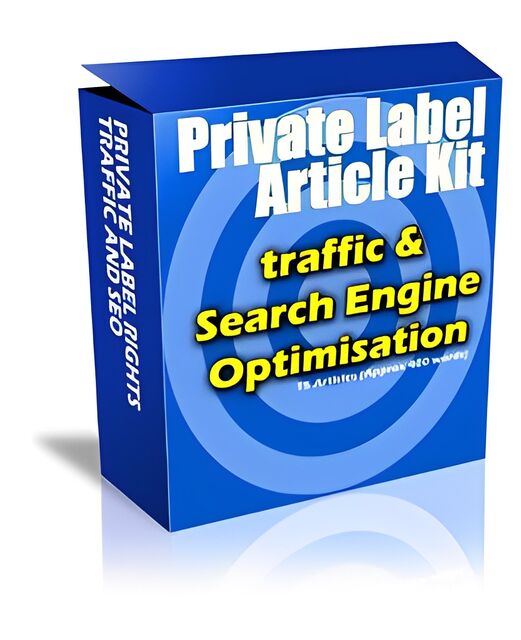 eCover representing Private Label Article Pack : Traffic & SEO Articles  with Private Label Rights