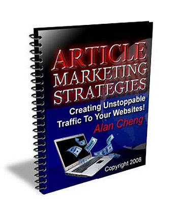 eCover representing Article Marketing Strategies eBooks & Reports with Resell Rights