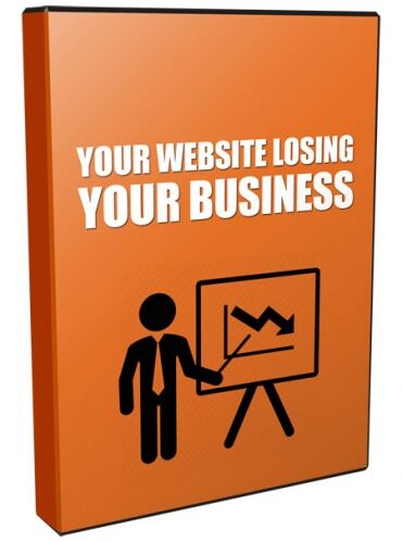 eCover representing Is Your Website Losing You Business  with Private Label Rights