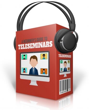 eCover representing A Beginners Guide To Teleseminars Audio & Music with Master Resell Rights