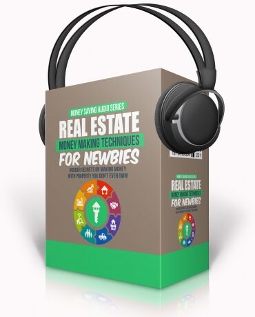 eCover representing Real Estate Money Making Techniques For Newbies Audio & Music with Master Resell Rights