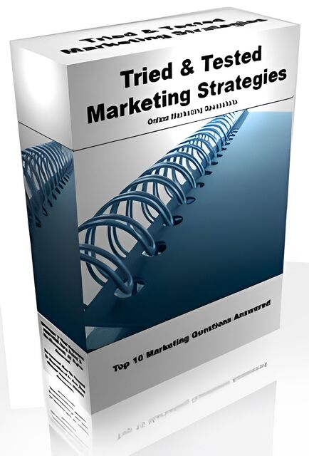 eCover representing Tried & Tested Marketing Strategies eBooks & Reports with Master Resell Rights