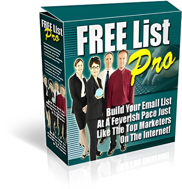 eCover representing Free List Pro  with Master Resell Rights