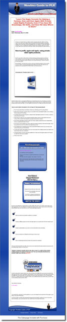 eCover representing Newbie PLR Pack eBooks & Reports with Private Label Rights