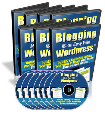 eCover representing Blogging Made Easy With Wordpress  with Master Resell Rights