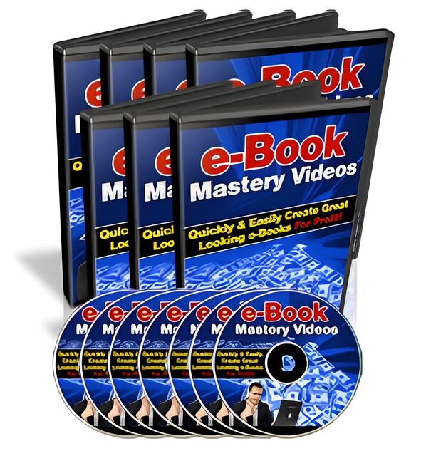 eCover representing e-Book Mastery Videos Videos, Tutorials & Courses with Master Resell Rights